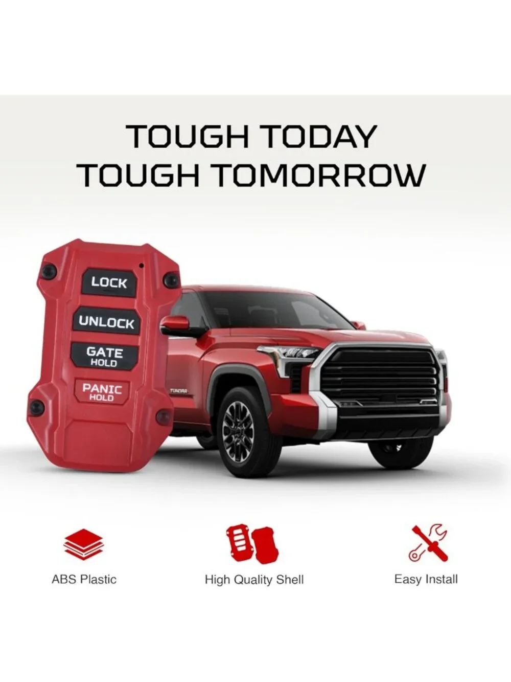 Replacement Key Fob for Toyota Tacoma, Tundra, 4Runner, Sequoia | Custom USA